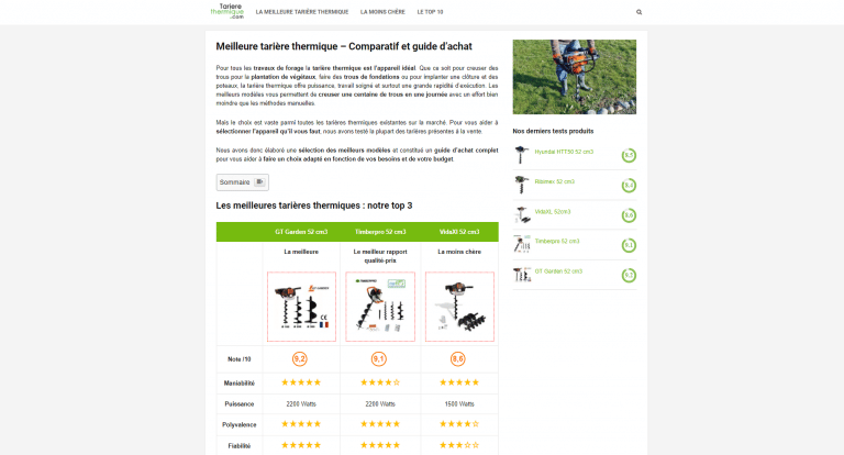 tariere-thermique.com